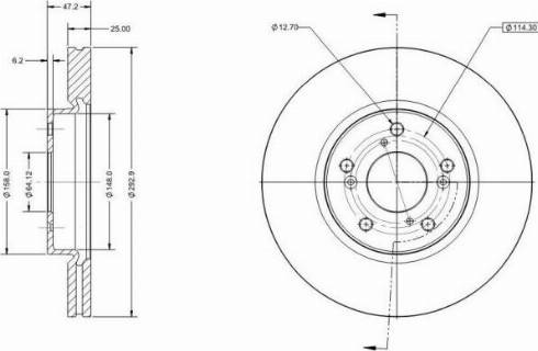 Remy RAD2270C - Тормозной диск autosila-amz.com