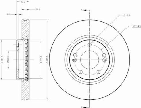 Remy RAD2761C - Тормозной диск autosila-amz.com