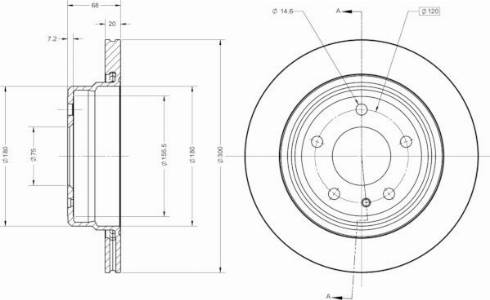 Remy RAD2706C - Тормозной диск autosila-amz.com