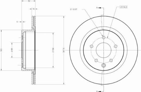 Remy RAD2738C - Тормозной диск autosila-amz.com