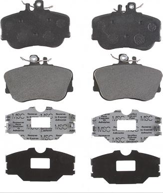 Remy RAP2118 - Тормозные колодки, дисковые, комплект autosila-amz.com