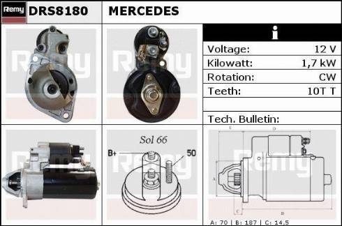 Remy RAS39291 - Стартер autosila-amz.com