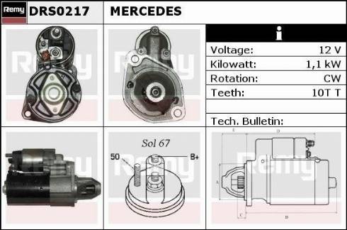 Remy RAS31328 - Стартер autosila-amz.com