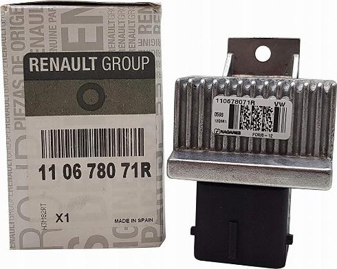RENAULT 110678071R - Блок управления, реле, система накаливания autosila-amz.com