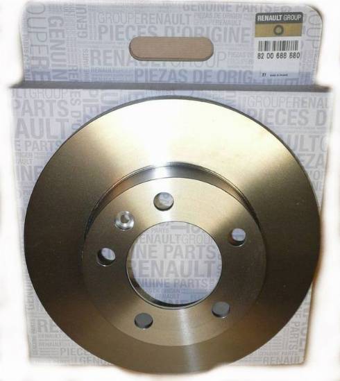 RENAULT 8200688880 - Тормозной диск autosila-amz.com
