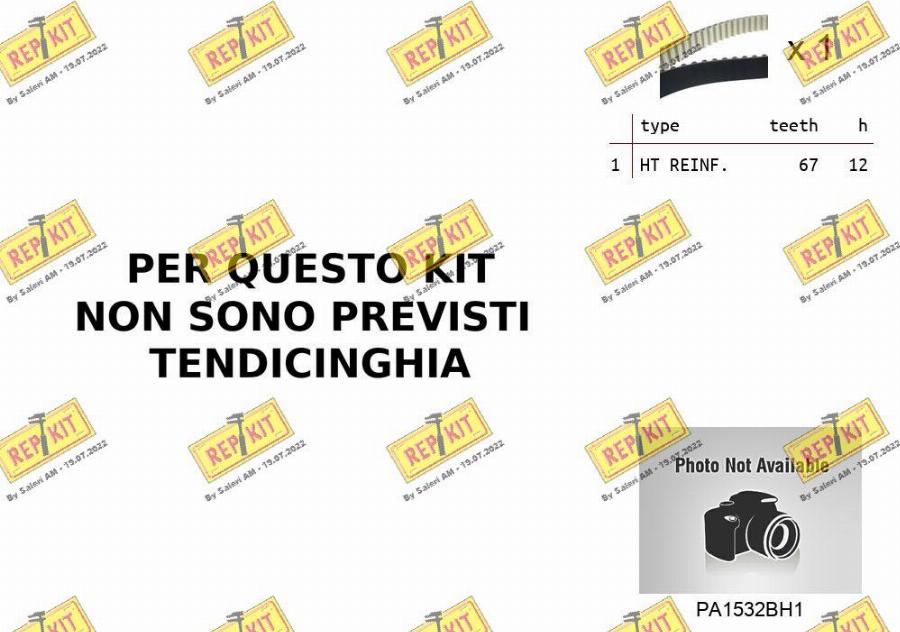 REPKIT RKTK0B04PA3 - Водяной насос + комплект зубчатого ремня ГРМ autosila-amz.com