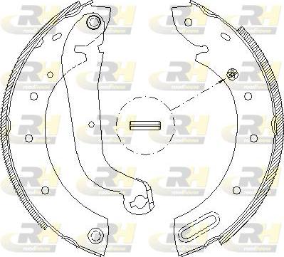 Roadhouse 4513.00 - Колодки торм.барабанные autosila-amz.com