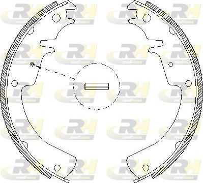 Roadhouse 4010.01 - Тормозные башмаки, барабанные autosila-amz.com