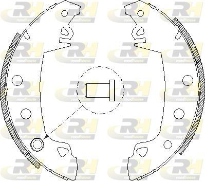 Roadhouse 4017.01 - Тормозные башмаки, барабанные autosila-amz.com