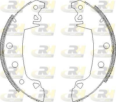 Roadhouse 4017.07 - Тормозные башмаки, барабанные autosila-amz.com