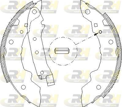 Roadhouse 4036.00 - Тормозные башмаки, барабанные autosila-amz.com