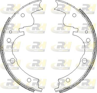 Roadhouse 4121.00 - Тормозные башмаки, барабанные autosila-amz.com