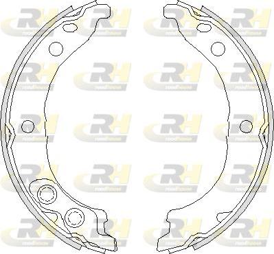 Roadhouse 4728.00 - Колодки стоян. тормоза autosila-amz.com