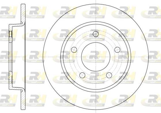 Roadhouse 6906.00 - Диск торм.задн. Mazda 3 (03-) autosila-amz.com