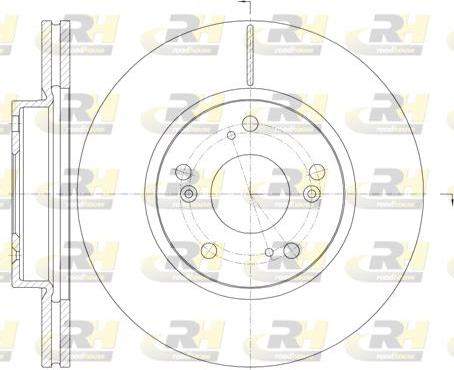 Roadhouse 6986.10 - Тормозной диск autosila-amz.com