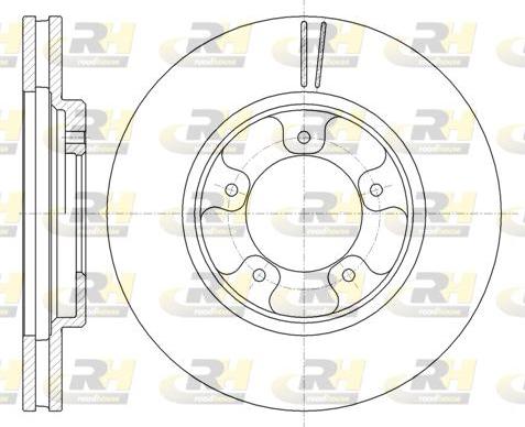 Roadhouse 6939.10 - Тормозной диск autosila-amz.com