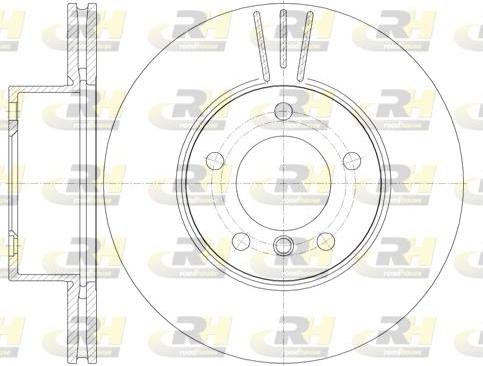 Roadhouse 6974.10 - Тормозной диск autosila-amz.com