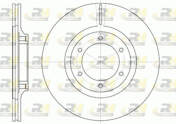 Roadhouse 6434.10 - Тормозной диск autosila-amz.com