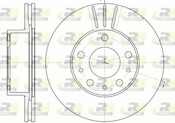 Roadhouse 6476.10 - Тормозной диск autosila-amz.com