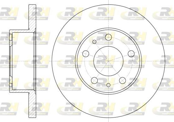 Roadhouse 6473.00 - Диск тормозной autosila-amz.com