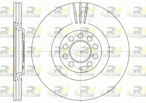 Roadhouse 6597.10 - Тормозной диск autosila-amz.com