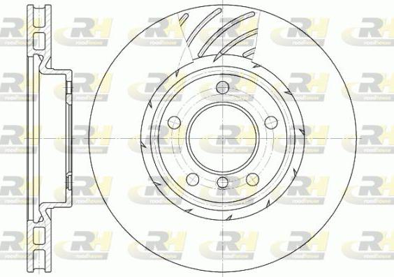 Roadhouse 6508.11 - Тормозной диск autosila-amz.com