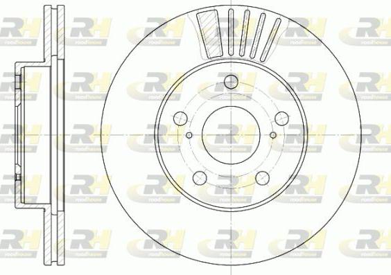 Roadhouse 6582.10 - Тормозной диск autosila-amz.com