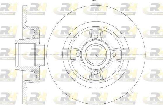 Roadhouse 6698.00 - Тормозной диск autosila-amz.com