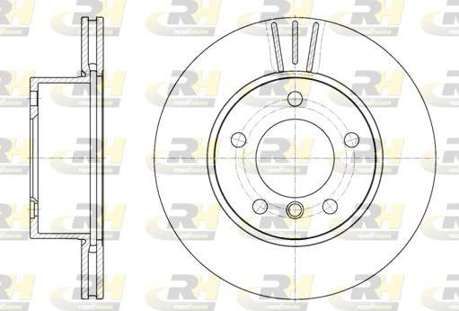 Roadhouse 6651.10 - Тормозной диск autosila-amz.com