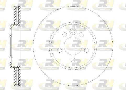 Roadhouse 6614.10 - Тормозной диск autosila-amz.com