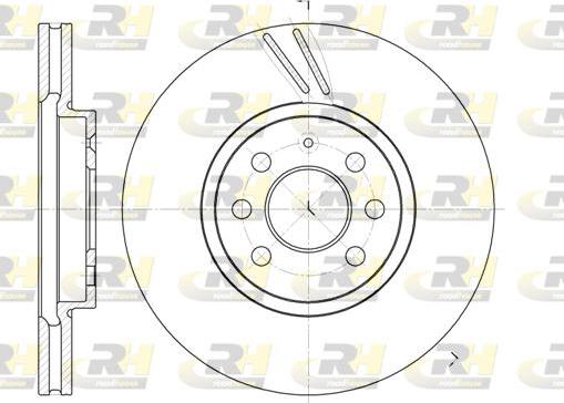 Roadhouse 6684.10 - Тормозной диск autosila-amz.com