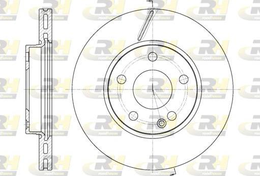 Roadhouse 6675.10 - Диск тормозной autosila-amz.com