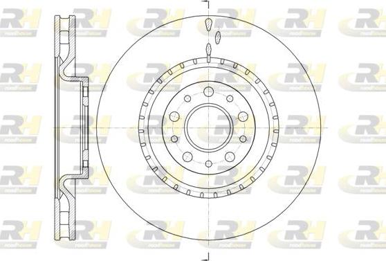 Roadhouse 61458.10 - Тормозной диск autosila-amz.com