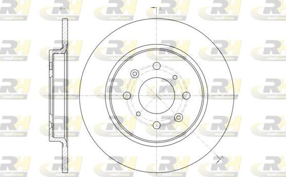 Roadhouse 61461.00 - Тормозной диск autosila-amz.com