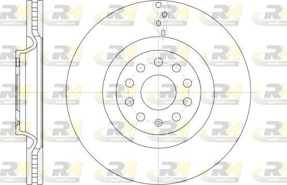 Roadhouse 61485.10 - Тормозной диск autosila-amz.com