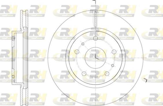 Roadhouse 61423.10 - Тормозной диск autosila-amz.com