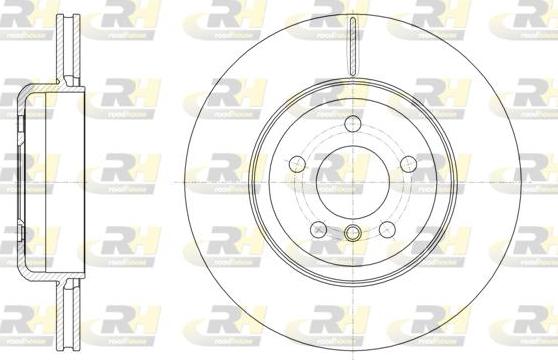 Roadhouse 61551.10 - Тормозной диск autosila-amz.com