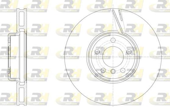 Roadhouse 61552.11 - Тормозной диск autosila-amz.com