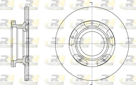 Roadhouse 61564.00 - Тормозной диск autosila-amz.com