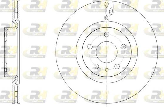 Roadhouse 61501.10 - Тормозной диск autosila-amz.com