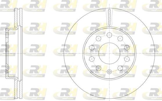 Roadhouse 61586.10 - Тормозной диск autosila-amz.com