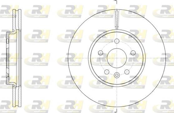 Roadhouse 61534.10 - Тормозной диск autosila-amz.com