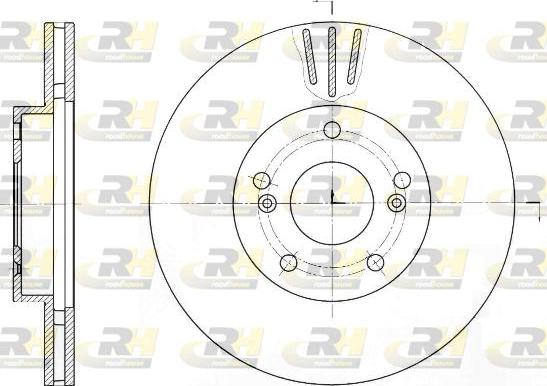 Roadhouse 61644.10 - Тормозной диск autosila-amz.com