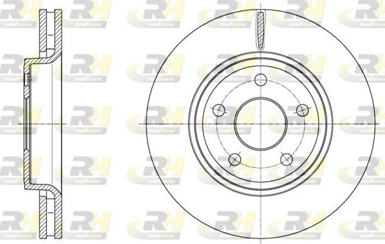 Roadhouse 61668.10 - Тормозной диск autosila-amz.com