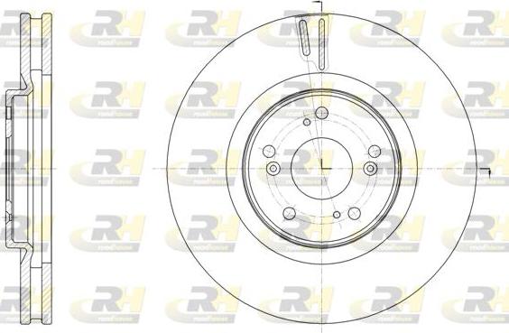 Roadhouse 61607.10 - Тормозной диск autosila-amz.com