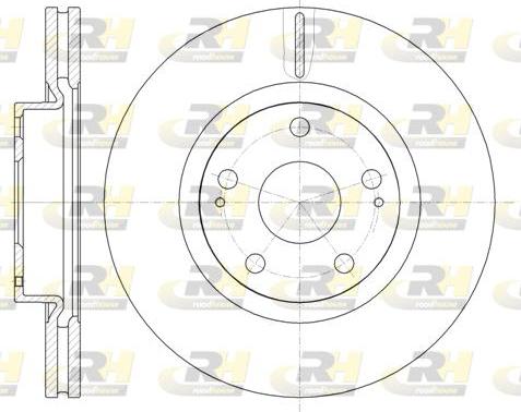 Roadhouse 61050.10 - Тормозной диск autosila-amz.com