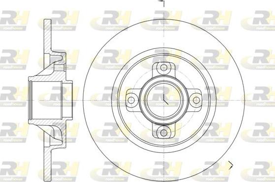 Roadhouse 61058.00 - Тормозной диск autosila-amz.com