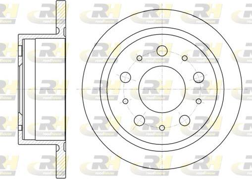 Roadhouse 61057.00 - Тормозной диск autosila-amz.com