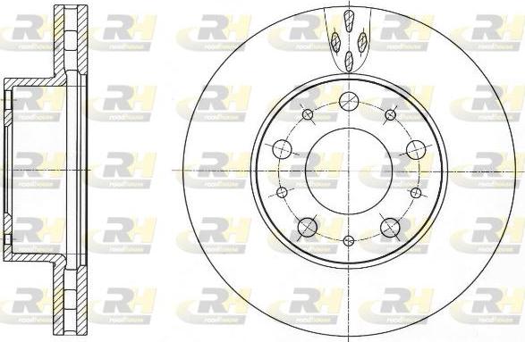 Roadhouse 61015.10 - RoadHouse Диск тормозной передний Duc 250 R15 autosila-amz.com