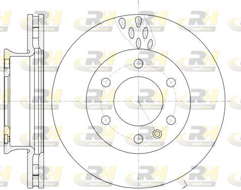 Roadhouse 61034.10 - Тормозной диск autosila-amz.com